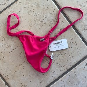 NWT wicked Weasel 449 matt Lycra thong
